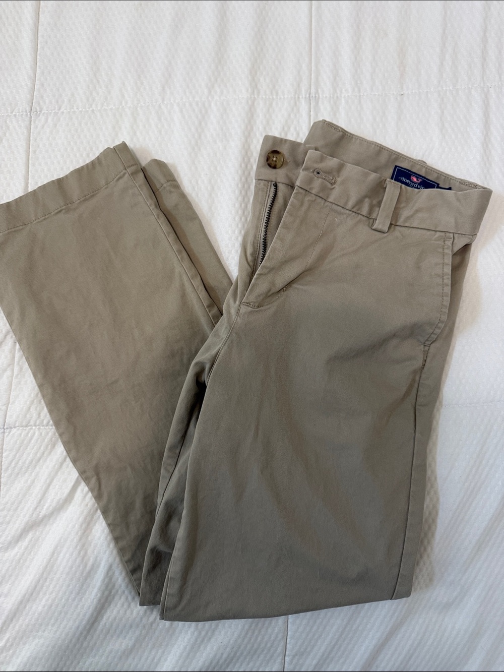 Vineyard Vines Boys' Khaki Chino Pants - Tan size 12